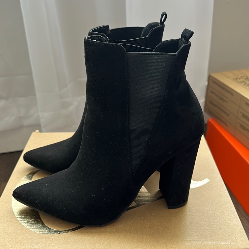 Black heels